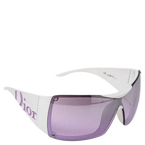 dior oversized shield sunglasses.